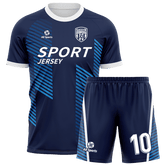 サッカー 青 ユニフォーム 海外